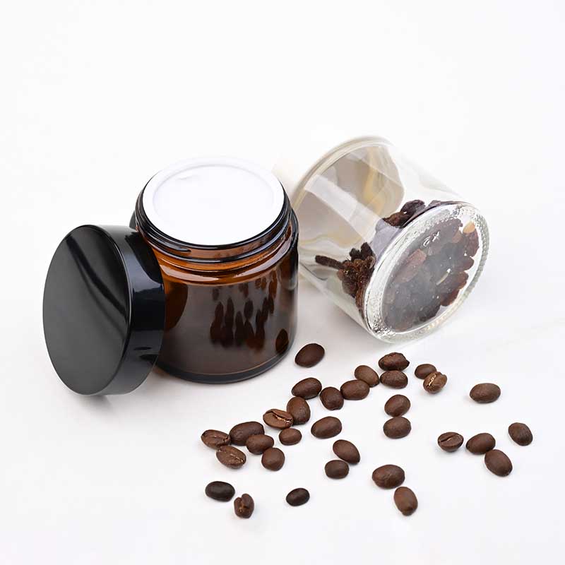 Coffee Tea Beans - Tarro de vidrio portátil para almacenamiento