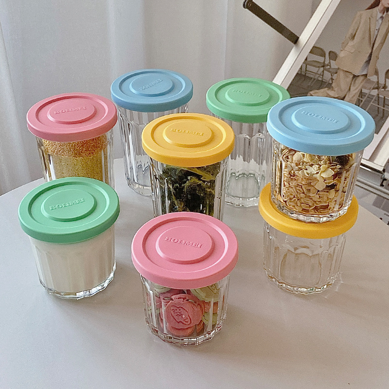 Coffee Tea Drawer Organizer - Caja de almacenamiento de vidrio sellada