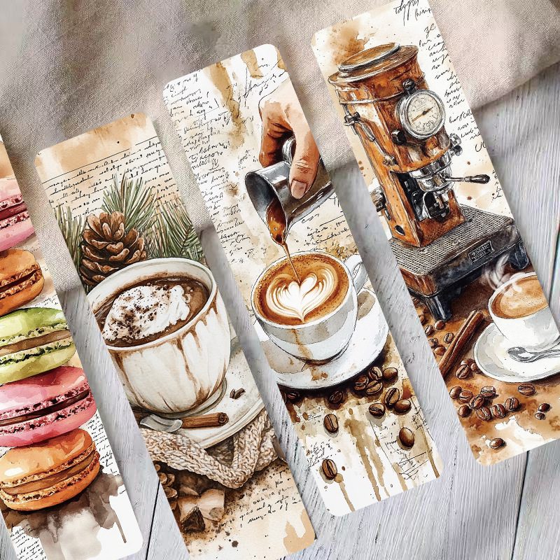 Coffee Tea Games - Juego de 30 Uds. De marcapáginas