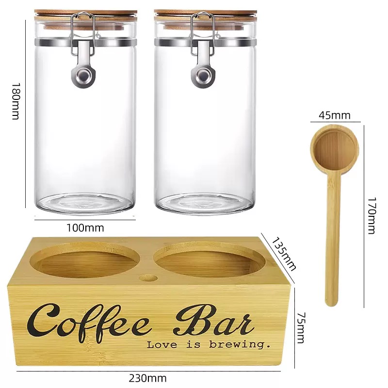 Coffee Tea Beans - Frascos de almacenamiento de café, paquete