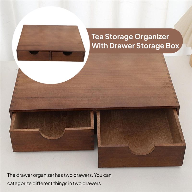 TFTP-Organizador de madera par - Coffee Tea Drawer Organizer reseña y precio