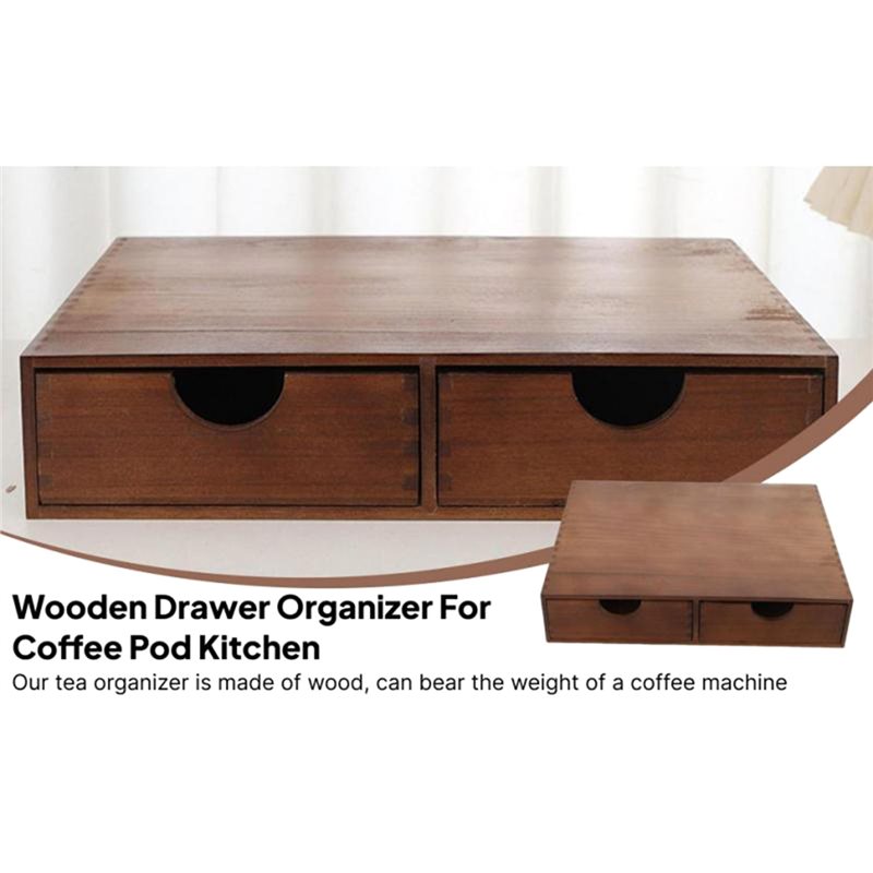 TFTP-Organizador de madera par - Coffee Tea Drawer Organizer reseña y precio