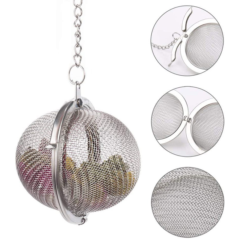 1-5 uds infusor de té de acero - Tea Strainer Mesh reseña y precio