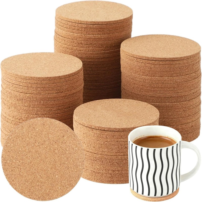 Posavasos Redondos de Corcho N - Coffee Tea Pictures reseña y precio