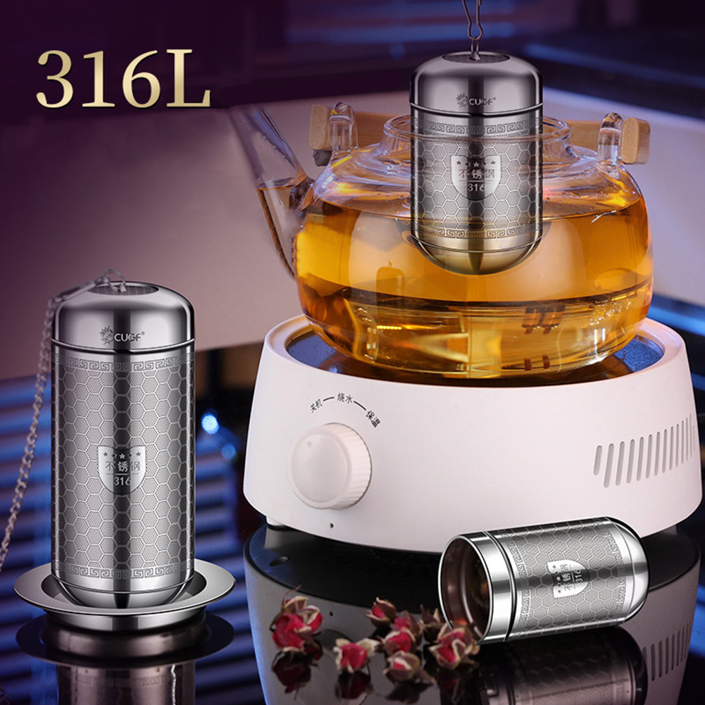 Infusor de té de acero inoxida - Tea Strainer Mesh reseña y precio