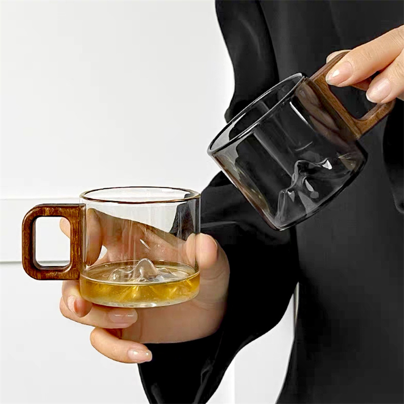 Taza de café de vidrio con man - Coffee Tea Pictures reseña y precio