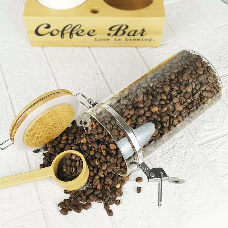 Frascos de almacenamiento de c - Coffee Tea Beans reseña y precio