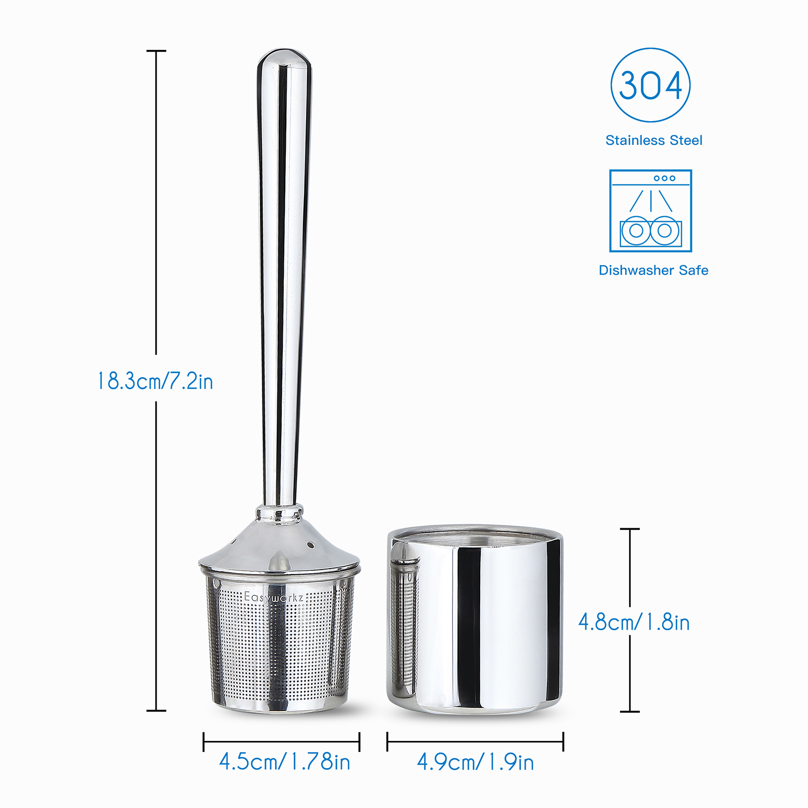 Infusor de Té de Acero Inoxida - Tea Strainer Mesh reseña y precio