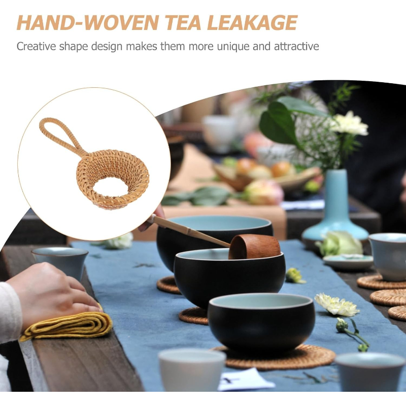 Colador de Té de Ratán Hecho a - Tea Strainer Mesh reseña y precio