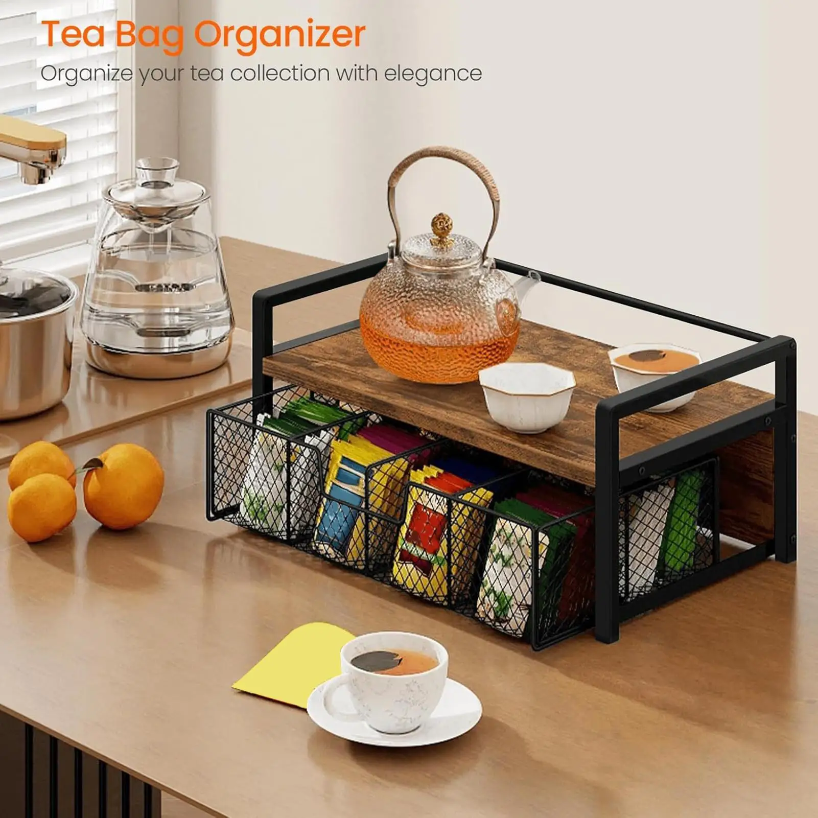 Organizadores multiusos que ah - Coffee Tea Drawer Organizer reseña y precio