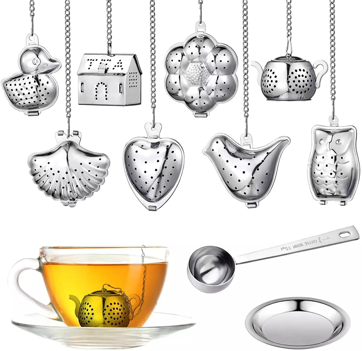 Colador de té Infusores de té  - Tea Strainer Mesh reseña y precio